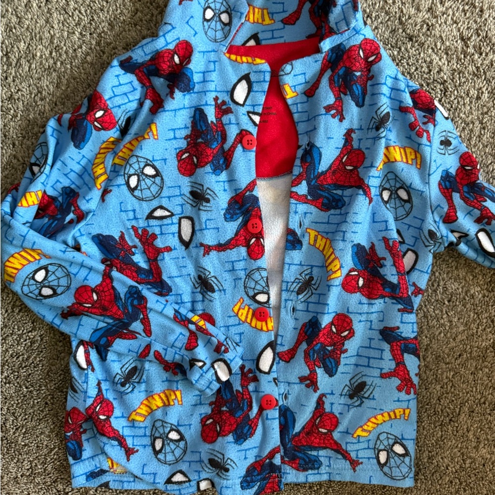 Marvel Spider-Man Blue and Red Kids Pajama Set